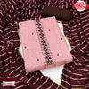 Pink Parampara Silk Embroidered Kurtha Suruwal Piece