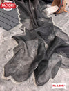 Black Pure Organza Hand Pearl Work Partywear Saree