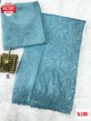Carolina Blue Silk Fancy Saree With Embroidery Work