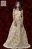 Golden Partywear Embroidered Gown