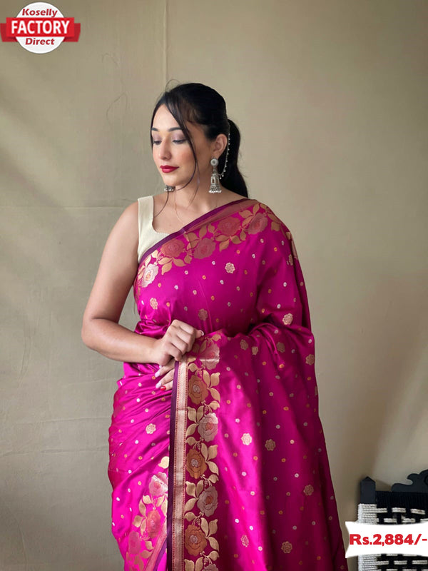 Pure Soft Silk Banarasi Saree