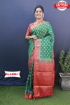 Green Soft Banarasi Silk Saree