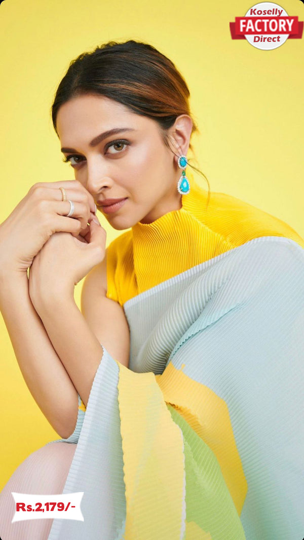 Bollywood Designer Pleated Saree