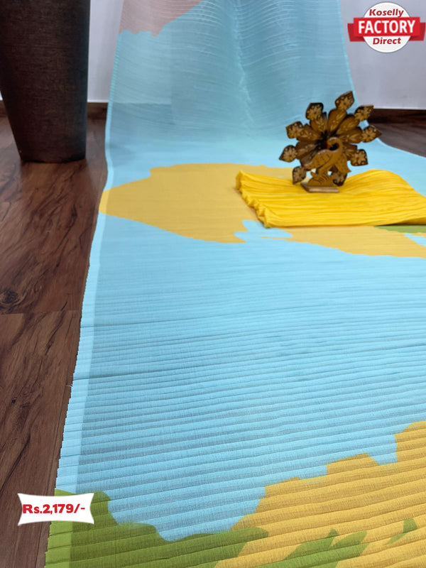 Bollywood Designer Pleated Saree