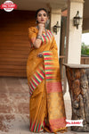 Pure Tussar Silk Designer Saree