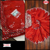 Organza Silk Saree with Mirror-work