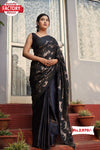 Black Partywear Designer Saree