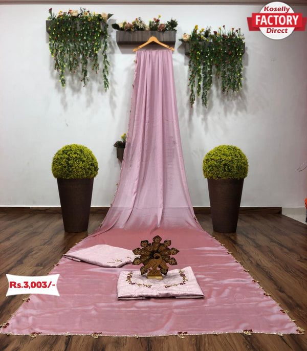 Pure Rangoli Silk Handworked Saree