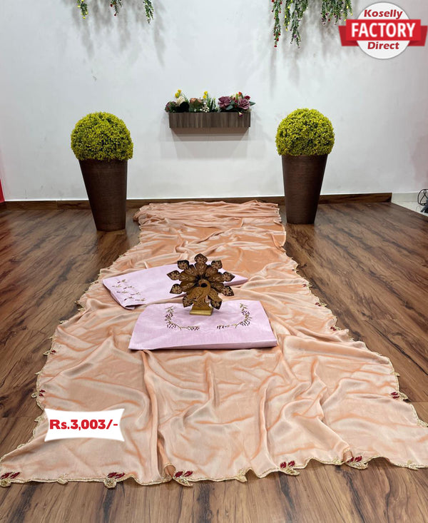 Pure Rangoli Silk Handworked Saree