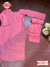 Pink Kurtha Pant Dupatta Set