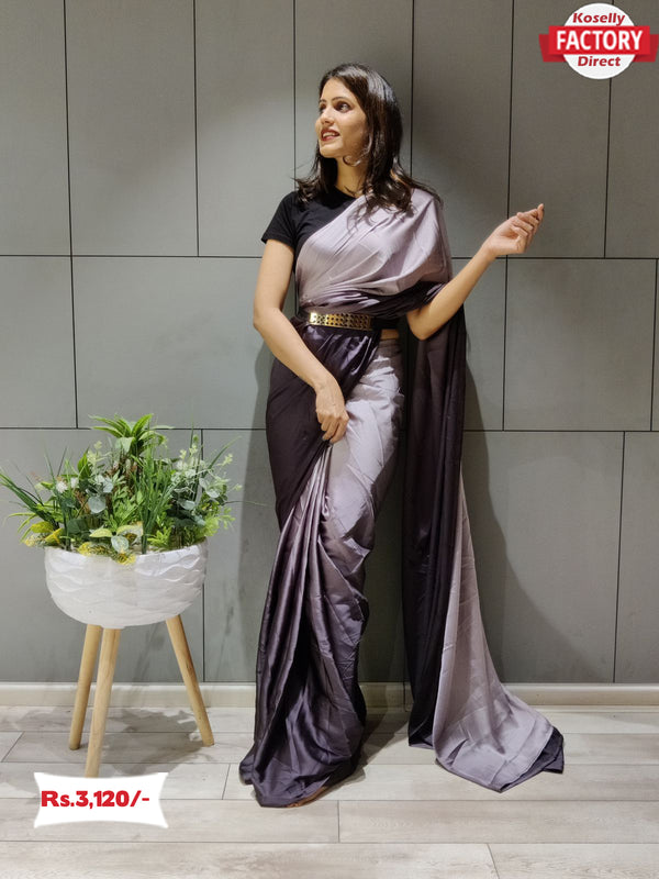 Ready to Wear Multi-shaded Silk Saree