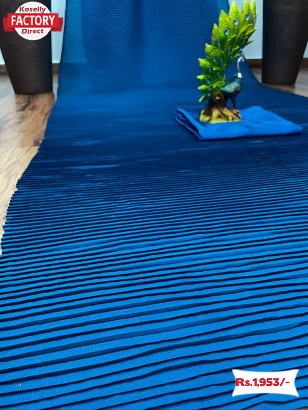 Blue Trending Crush Saree