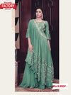 Designer Georgette Gown with Concept Dupatta Set