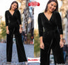 Black Velvet Jumpsuit