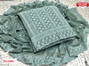 Pistachio Soft Georgette Chikankari Kurtha Suruwal Piece