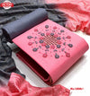 Pink Embroidered Kurtha Suruwal Piece