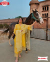 Yellow Designer Kurtha Palazzo Dupatta Set