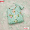 Light Blue Georgette Embroidered Kurtha Suruwal Piece