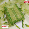 Green Organza Embroidered Kurtha Suruwal Piece