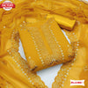 Yellow Embroidered Kurtha Suruwal Piece