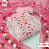 Baby Pink Chikankari Embroidered Kurtha Suruwal Piece