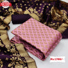 Pink Banarasi Silk Kurtha Suruwal Piece