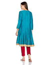 Rangriti Blue short anarkali
