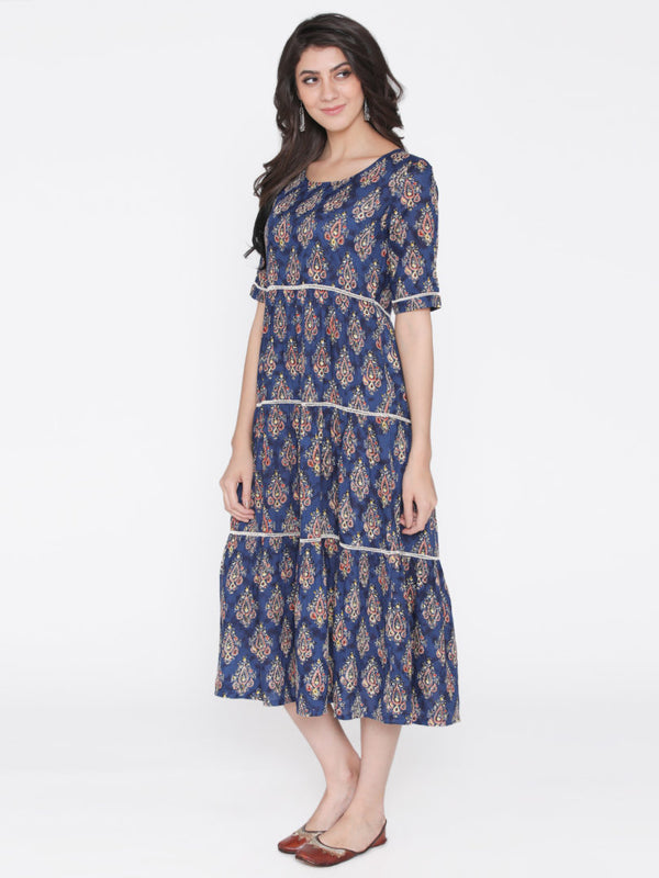 Blue One Piece Dress