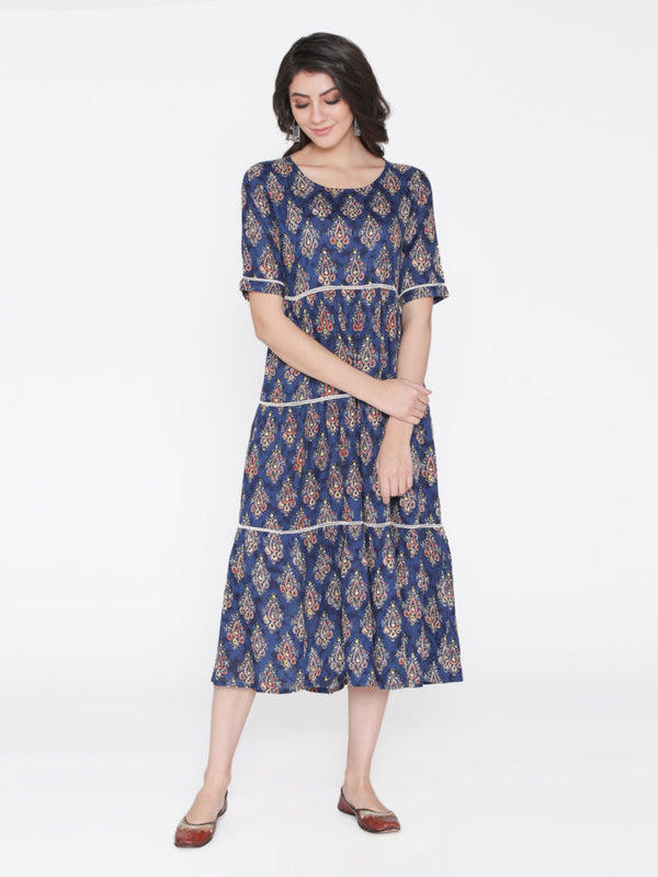 Blue One Piece Dress