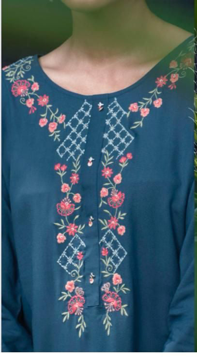 Turquoise Kurtha and Palazzo Set