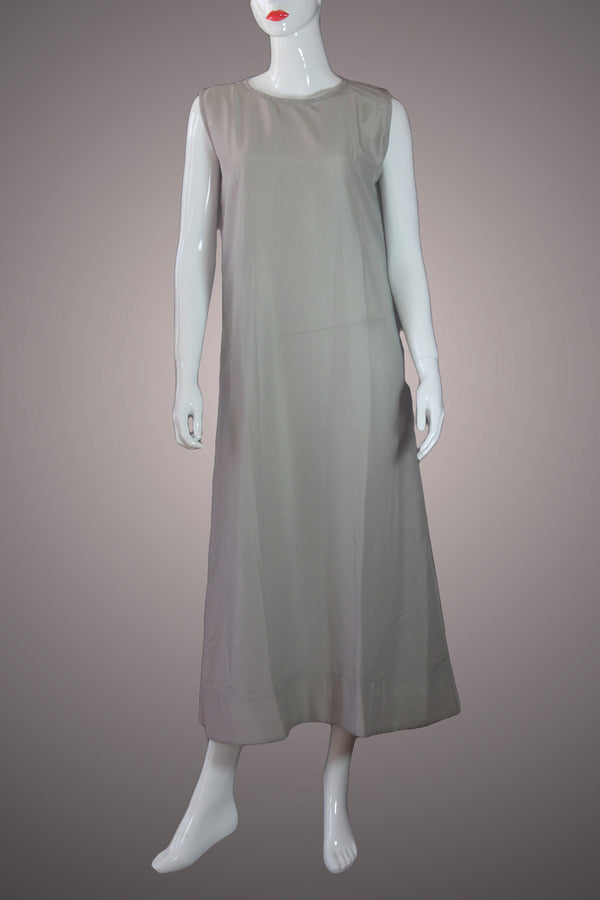 Ash Kurtha with inner gown