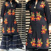Black Kurtha Sharara Set
