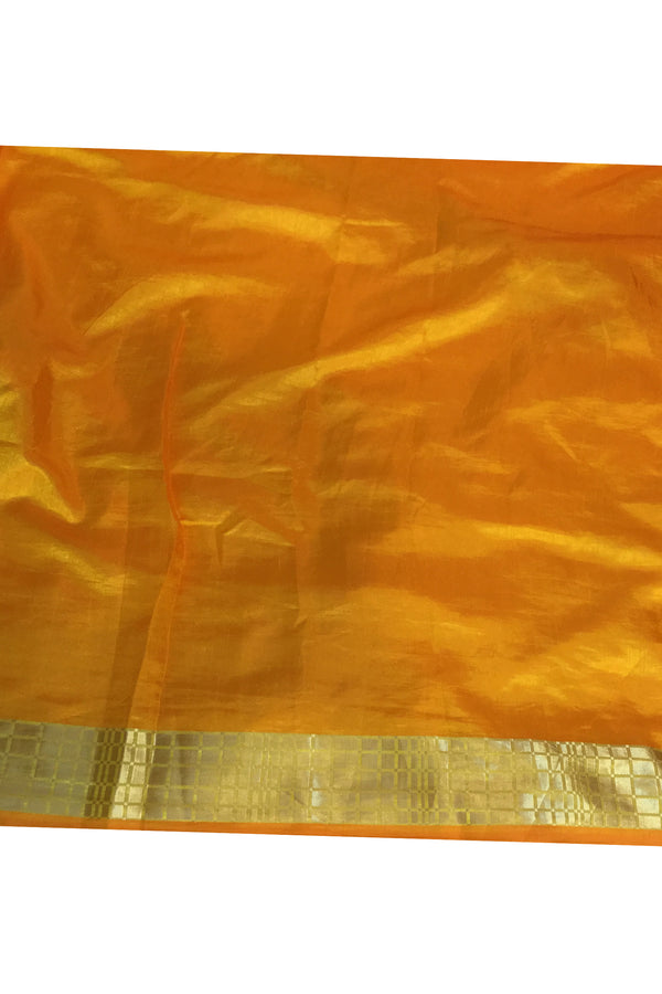 Orange Silk Saree