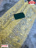 Yellow Organza Thread-work And Sequins Work Saree
