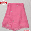 Pink Soft Silk Chiffon Handwork Saree
