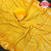 Yellow Pure Chiffon Saree