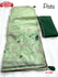 Pista Green Organza Sequins And Multi-thread Work Saree