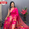Raani Pink Kanjivaram Rich Zari Weaving Saree