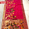 Raani Pink Kanjivaram Rich Zari Weaving Saree