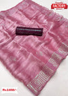 Pink Jimmy Choo Sequins Worked Partywear Saree