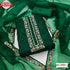 Green Organza Multi-Embroidery Kurtha Suruwal Piece