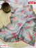 Ash Floral Organza Saree