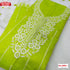 Lime Green Chanderi Silk Embroidered Kurtha Suruwal Piece