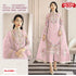 Pink Pakistani Georgette Un-stitched Suit