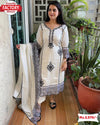White Pakistani Georgette Readymade Suit