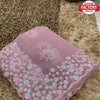 Baby Pink Sequins Embroidered Partywear Net Saree