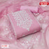 Baby Pink Modal Chanderi Embroidered Kurtha Suruwal Piece