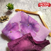 Lavender Designer Handwork Organza Saree