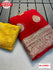 Red Viscose Georgette Banarasi Saree