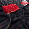 Black Georgette Smoke Foil Partywear Saree